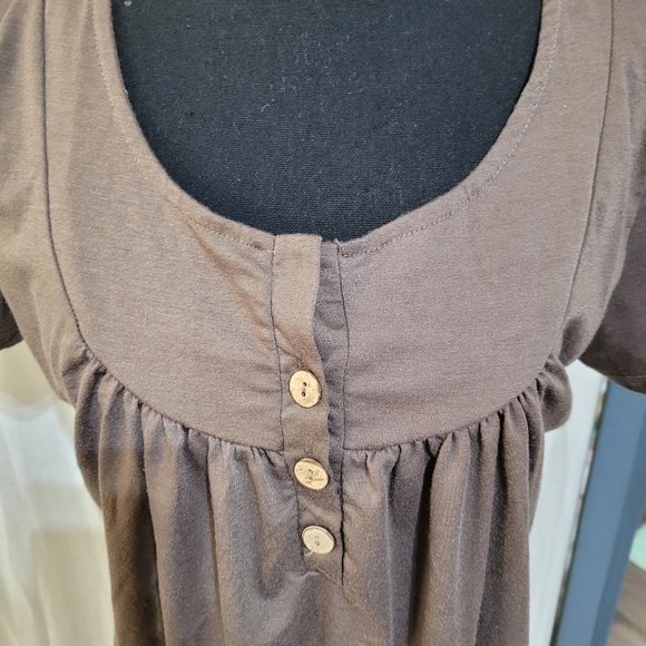 (4084) No source tag, Women's Top, Brown, L, (4084) - Picture 2 of 9
